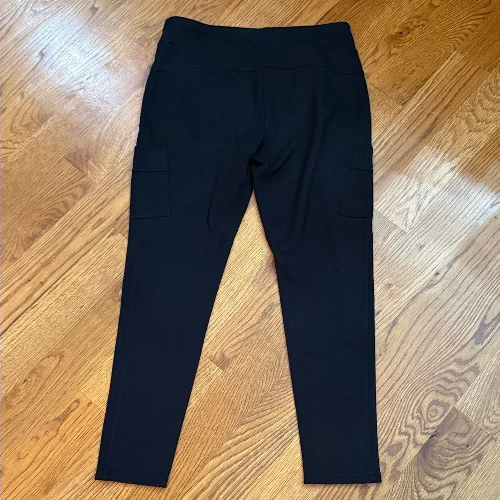 Jockey Cargo Ponte Pants Black Stretch Size L